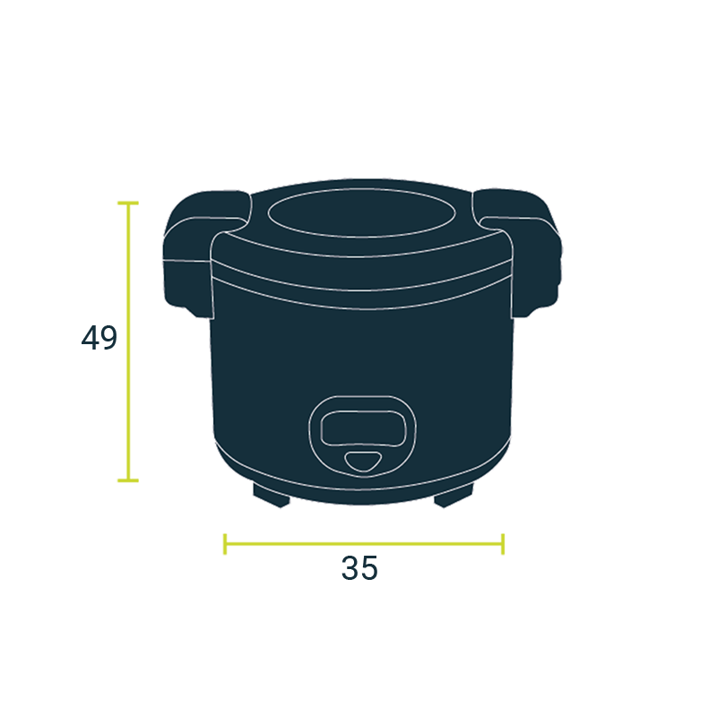 Διάγραμμα της χύτρας ταχύτητας RICE COOKER 5,4L