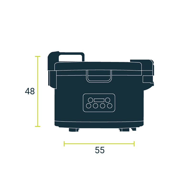 Diagram of the pressure cooker RICE COOKER 8,2L