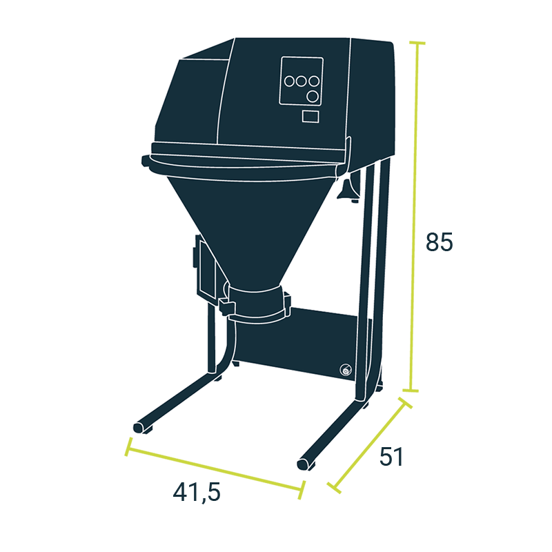 Schema der Reiswaschmaschine RM401HT