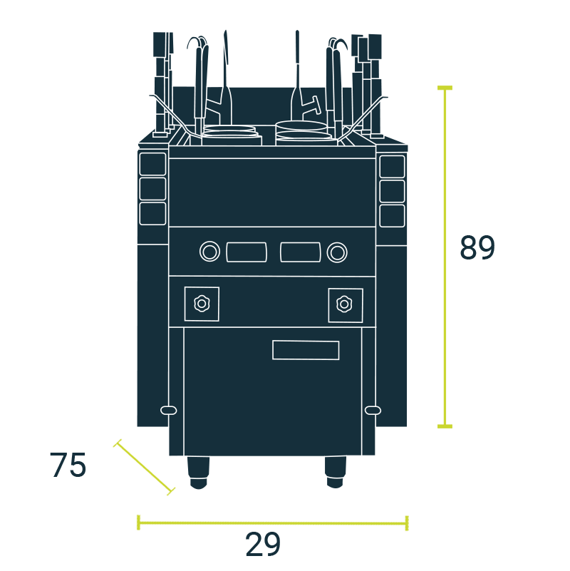 Διάγραμμα της κουζίνας ζυμαρικών WISE