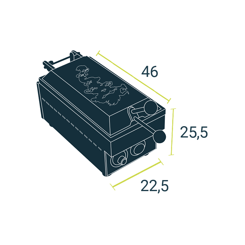 Diagram över Ron Gyoza Grill