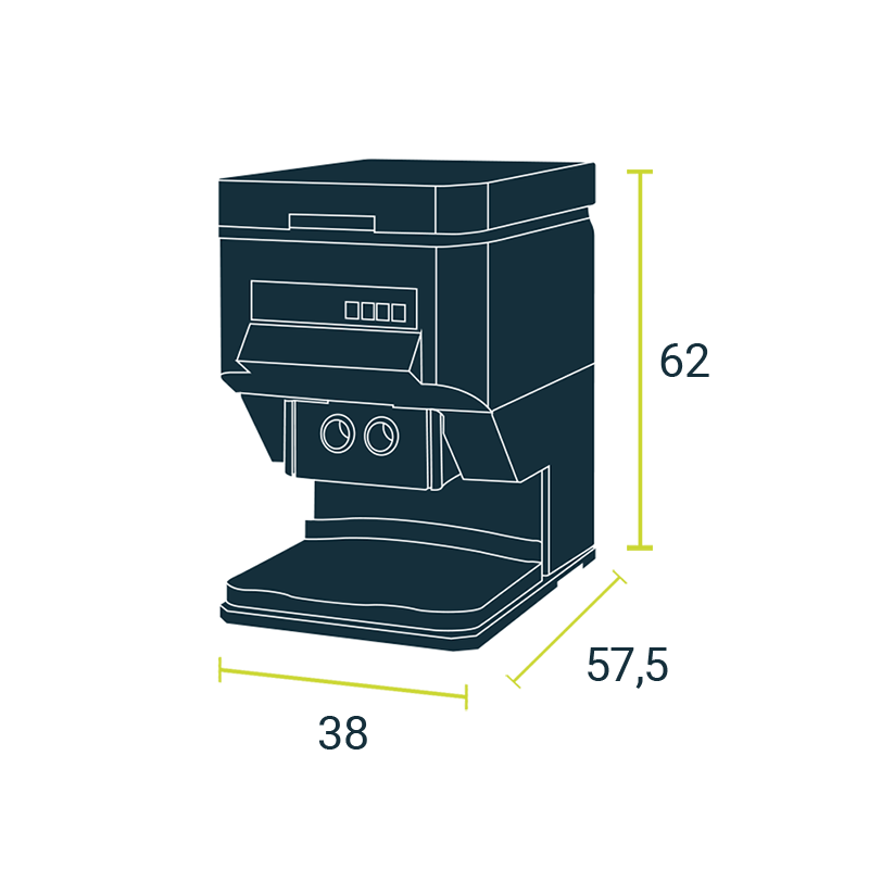 Schema del distributore di riso MM103CE