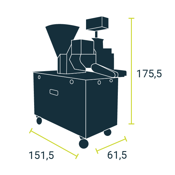 HLT700UCE hamur tatlısı makinesinin şeması