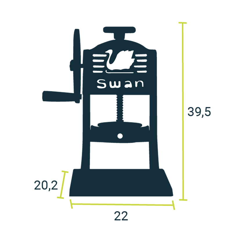 Schéma de lamachine à kakigori SI-5A de IKENAGA
