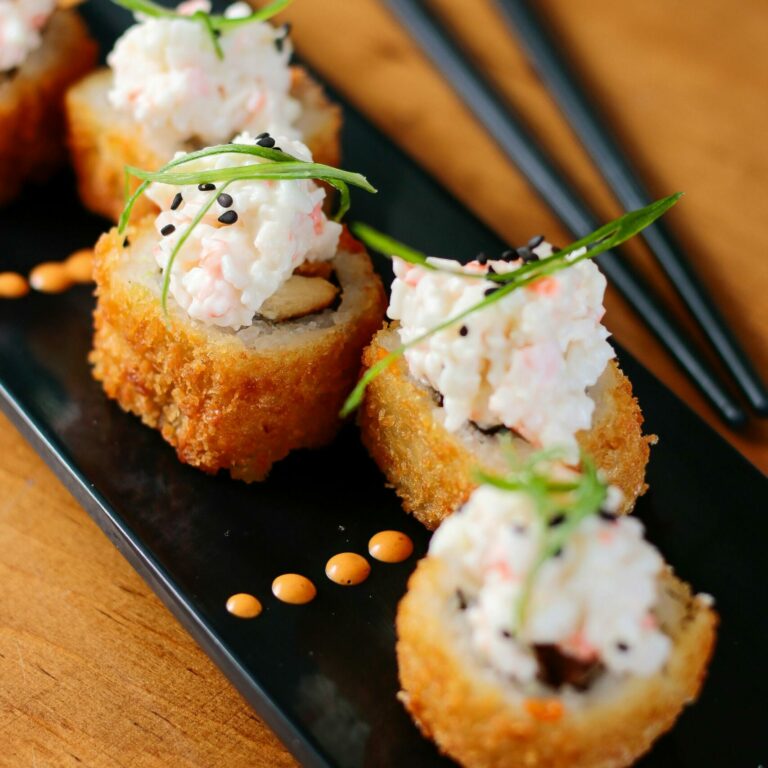 Ejemplo de Sushi panko, una nueva tendencia de Sushi 2025